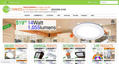 Desktop Screenshot of ledwaves.com